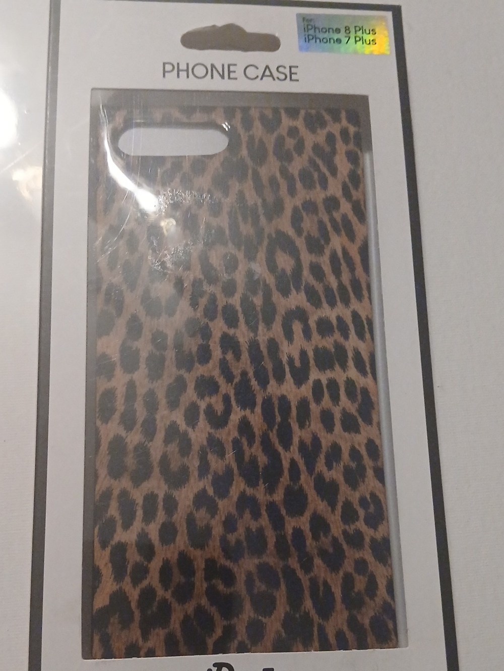 Leopard Print Phone Case - Brown/Black -